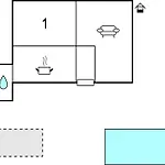 Appartement 1 Bedroom Stunning In *
